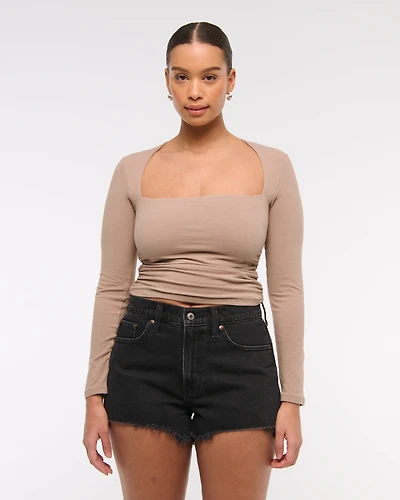 Curve Love High Rise Mom Short