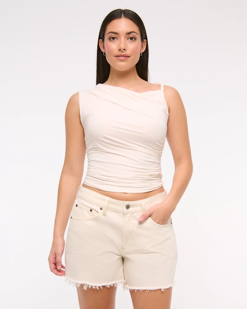 Curve Love Low Rise Baggy Short