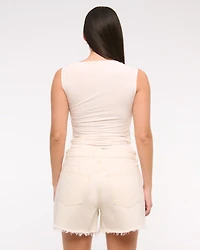 Curve Love Low Rise Baggy Short