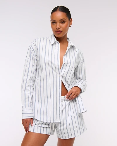 Poplin Pull-On Short