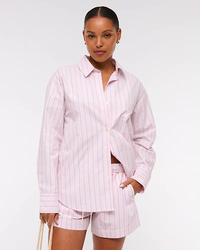 Poplin Pull-On Short