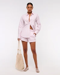 Poplin Pull-On Short