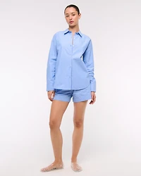 Poplin Pull-On Short