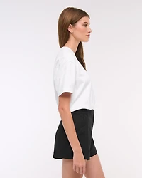 A&F Sloane Tailored Linen-Blend Short