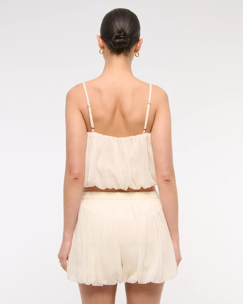 Mid Rise Bubble Hem Short