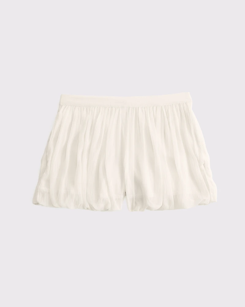 Mid Rise Bubble Hem Short