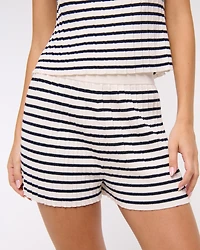 Pleated Sweater Short