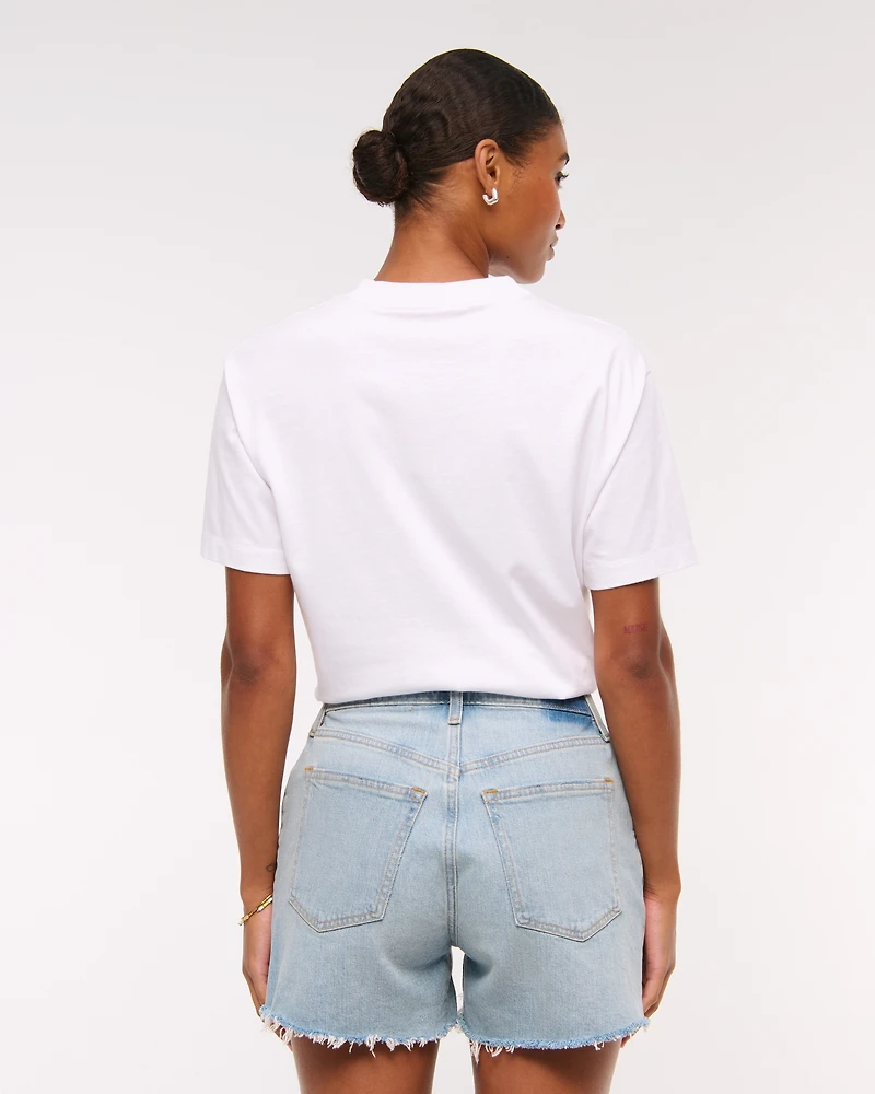 Curve Love High Rise 4" Mom Short