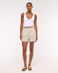 Curve Love A&F Sloane Tailored Short
