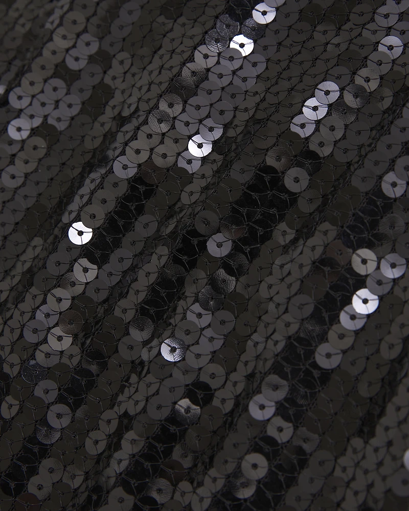 Stretch Vegan Glossy Leather Micro Short