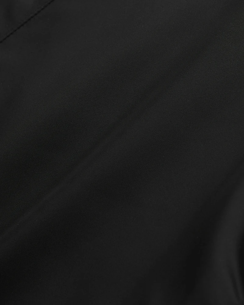 Stretch Vegan Leather Micro Short