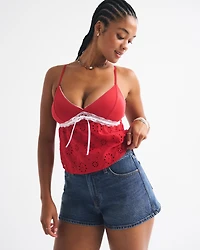 Curve Love Denim Micro Short