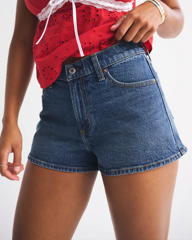 Curve Love Denim Micro Short