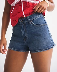 Curve Love Denim Micro Short