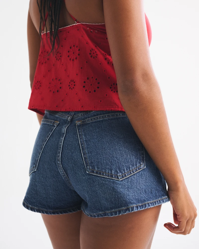 Curve Love Denim Micro Short