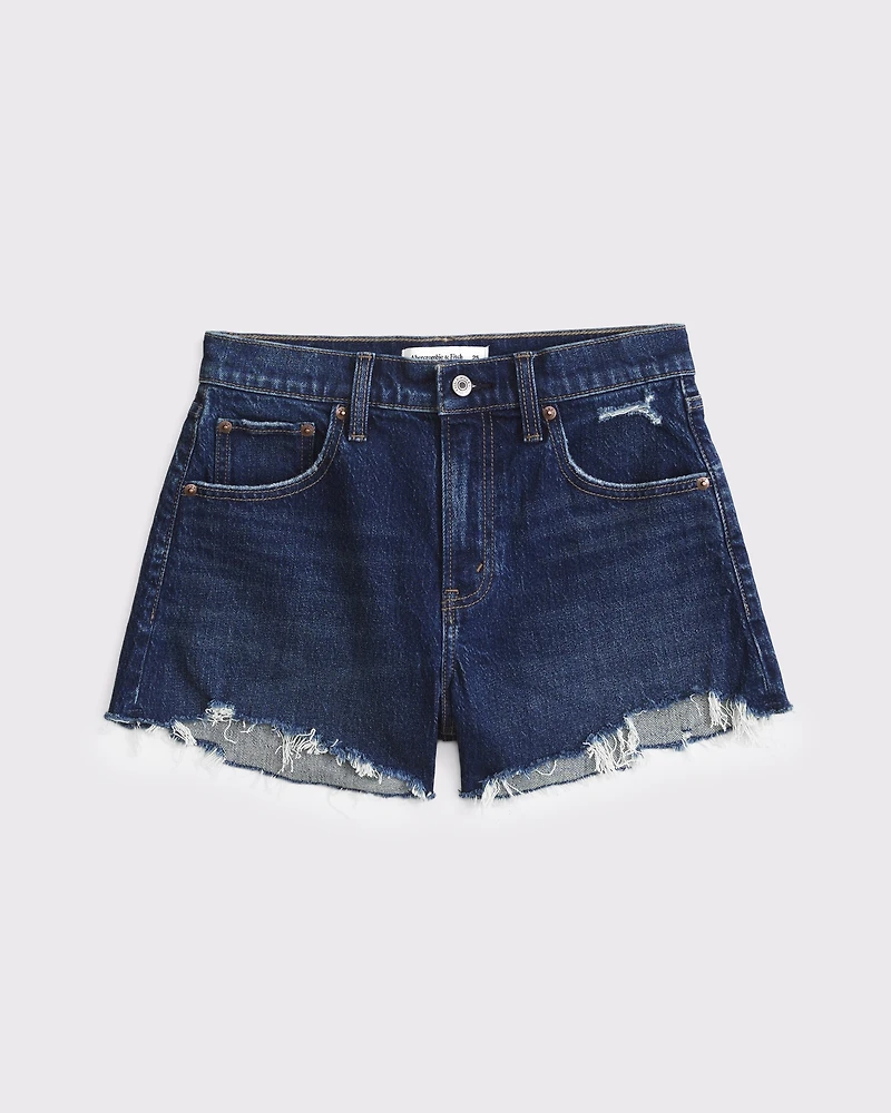 High Rise 90s Cutoff Short