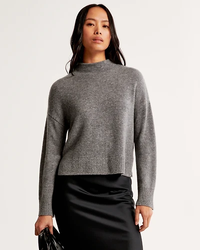 Cashmere Mockneck Sweater