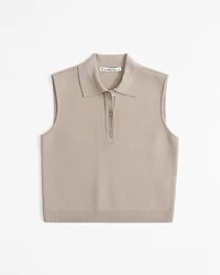LuxeLoft Sleeveless Notch-Neck Top