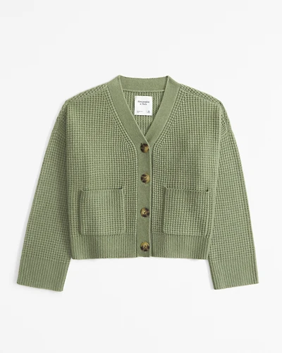 Waffle Cardigan