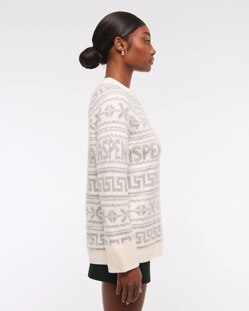 Relaxed Lounge Fairisle Crew Sweater