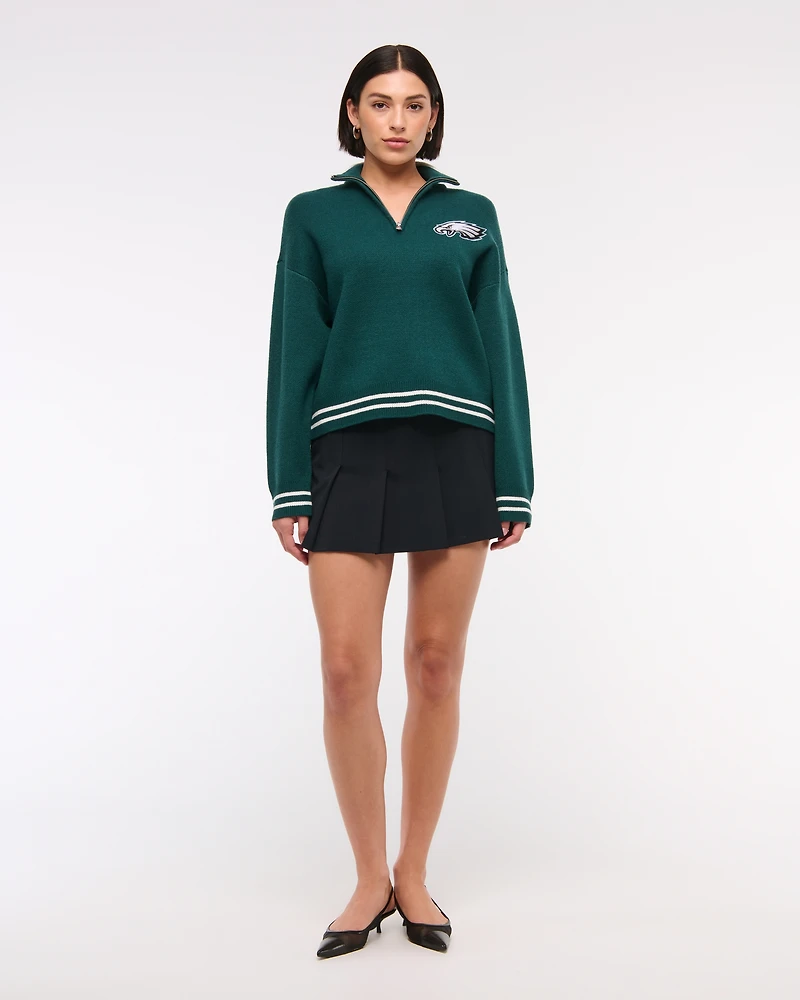 Philadelphia Eagles LuxeLoft Half-Zip