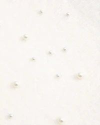 Lurex Mockneck Sweater Tee