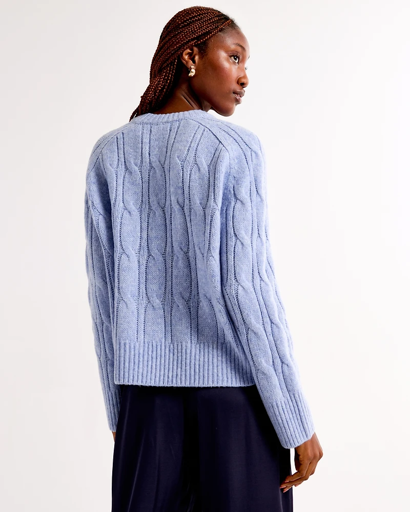 The A&F Madeline Cable Crew Sweater