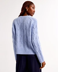 The A&F Madeline Cable Crew Sweater