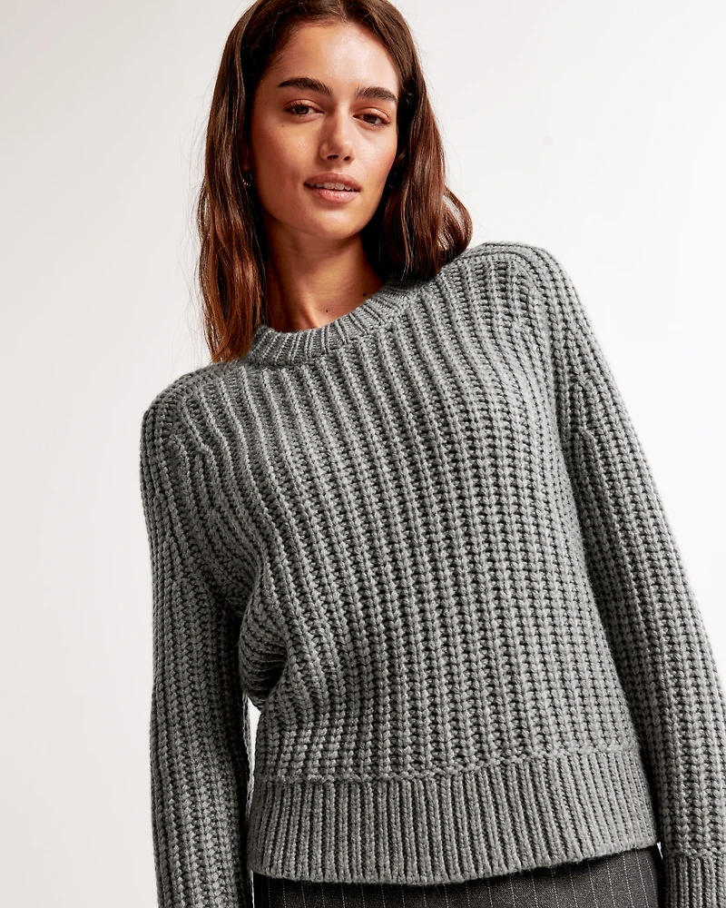 The A&F Madeline Wool-Blend Crew Sweater