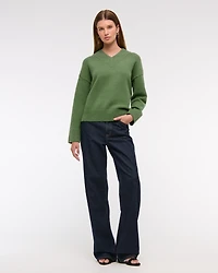 High V-Neck Sweater