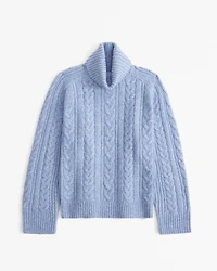 Cable Knit Turtleneck Sweater
