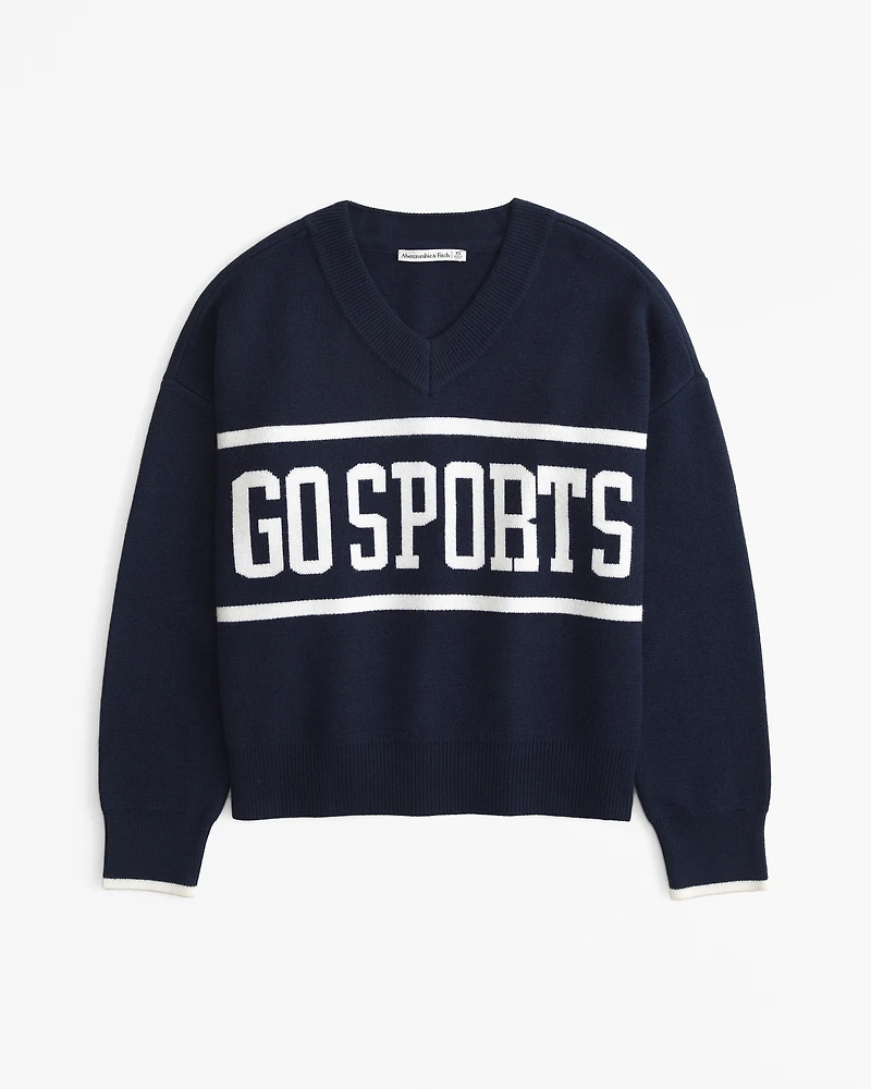 Go Sports LuxeLoft V-Neck Sweater