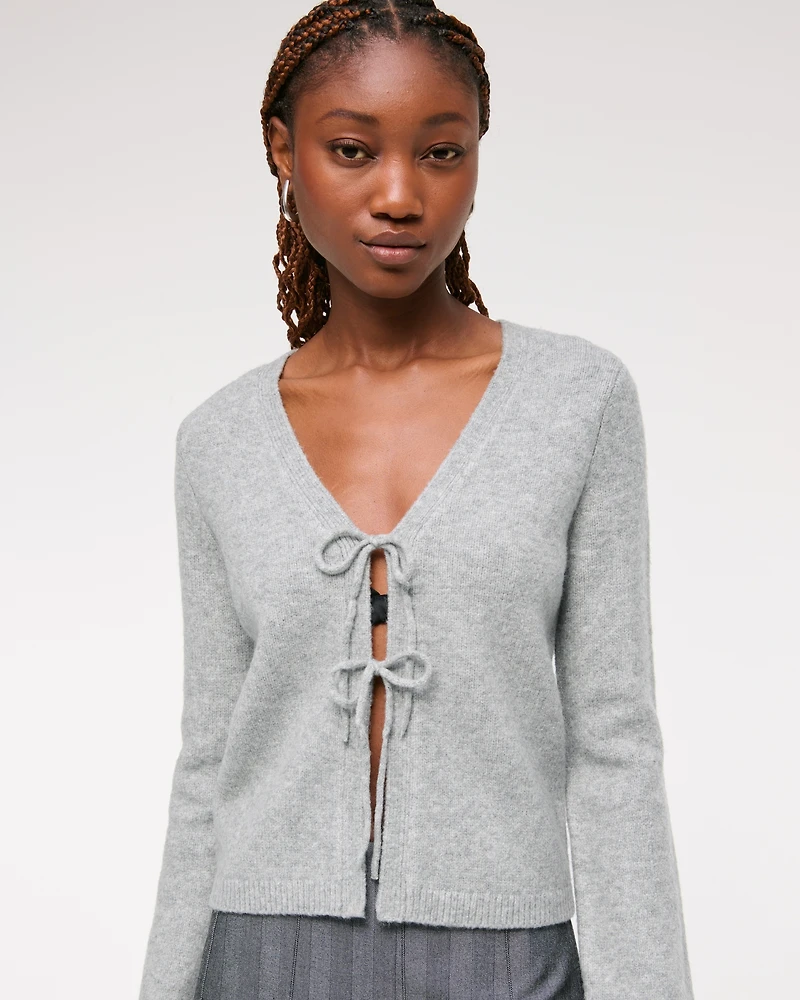 Tie-Front Cardigan