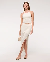 Crochet-Style Open Back Tank