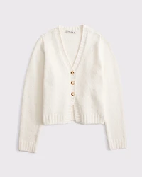 Textural Y-Neck Cardigan