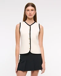 The A&F Mara High-V LuxeLoft Sweater Vest