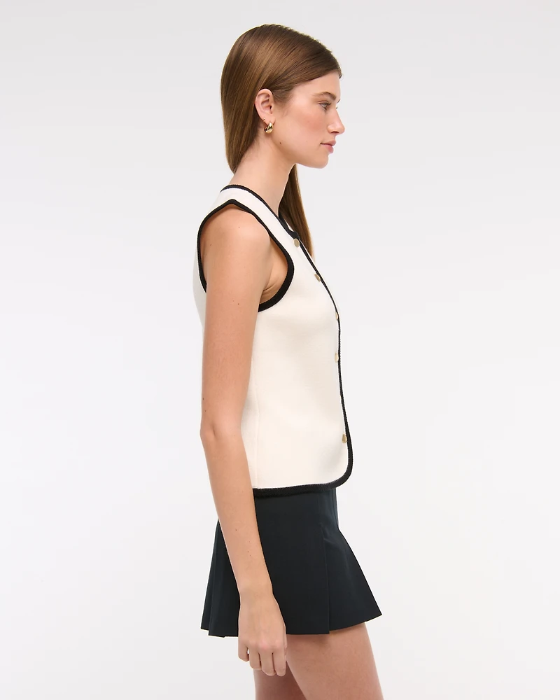 The A&F Mara High-V LuxeLoft Sweater Vest