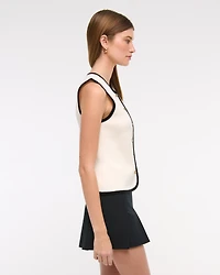 The A&F Mara High-V LuxeLoft Sweater Vest