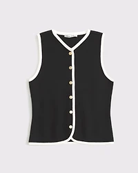 The A&F Mara High-V LuxeLoft Sweater Vest