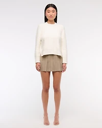 The A&F Madeline Textural Crew Sweater