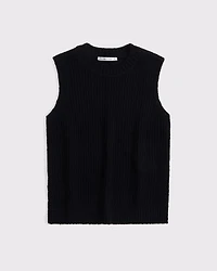 Textural Crew Sweater Shell Tank