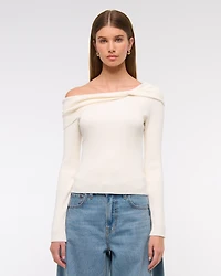 Asymmetrical Twist Sweater