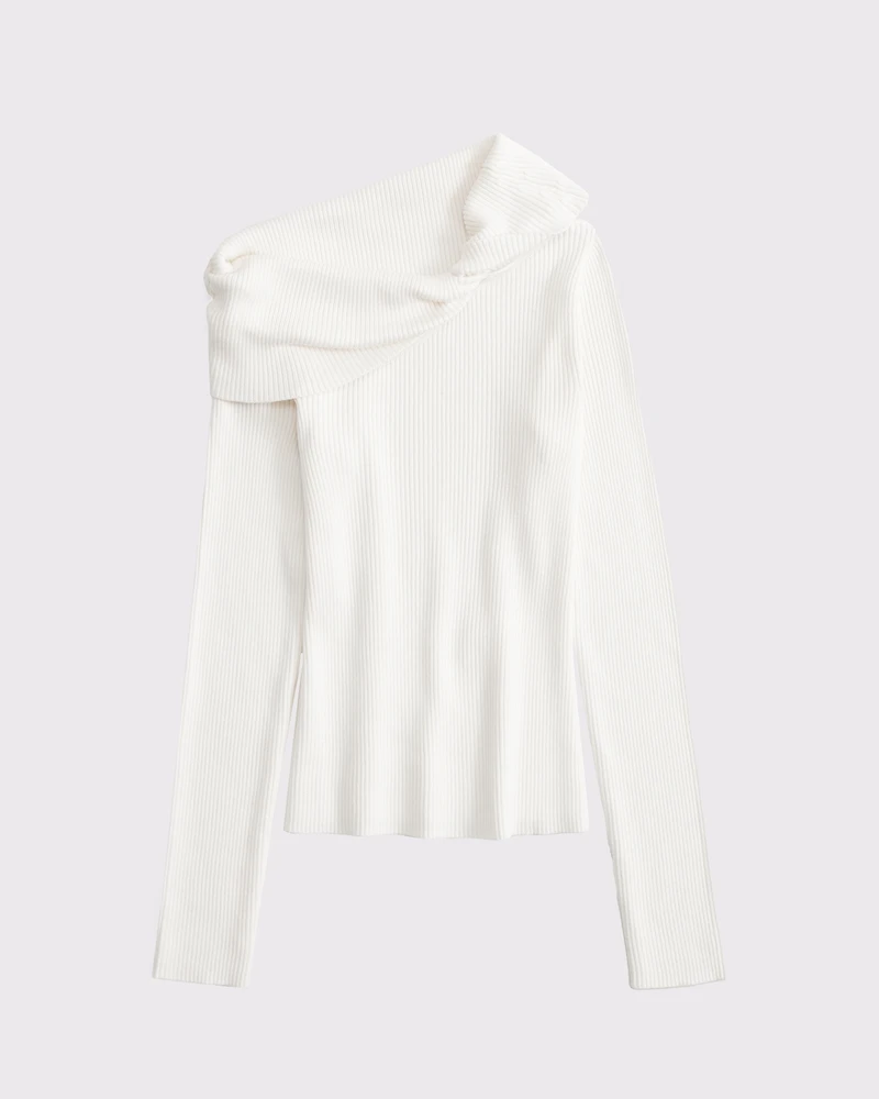 Asymmetrical Twist Sweater