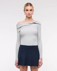Asymmetrical Twist Sweater