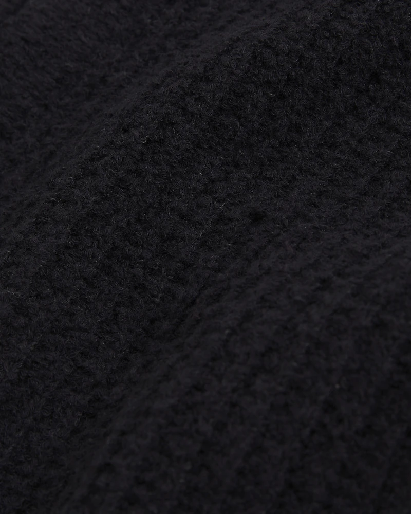 Short-Sleeve Crochet-Style Polo