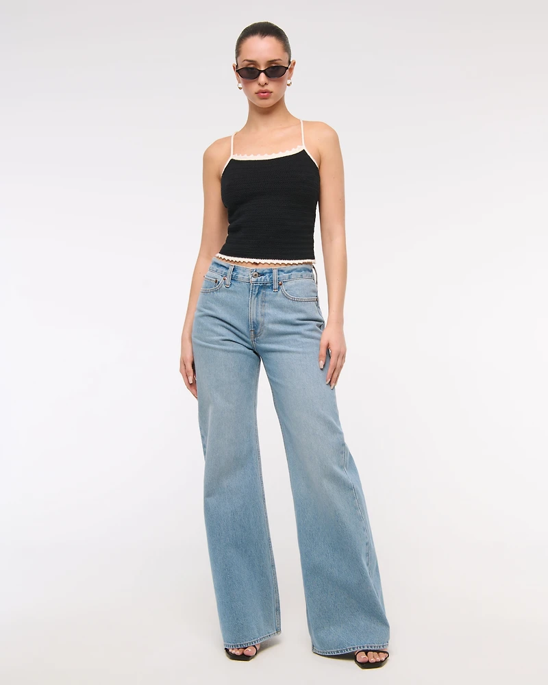 Crochet-Style Tie-Back Tank