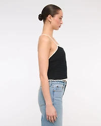Crochet-Style Tie-Back Tank