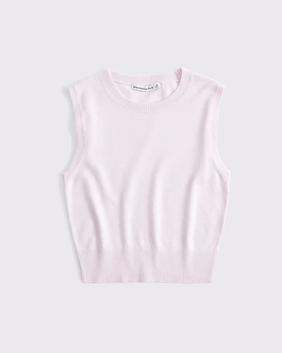 LuxeLoft Shrunken Sweater Shell Top