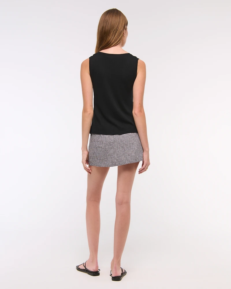 V-Neck Cutaway Sweater Vest