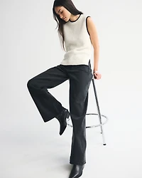 Textural Crew Sweater Shell Tank